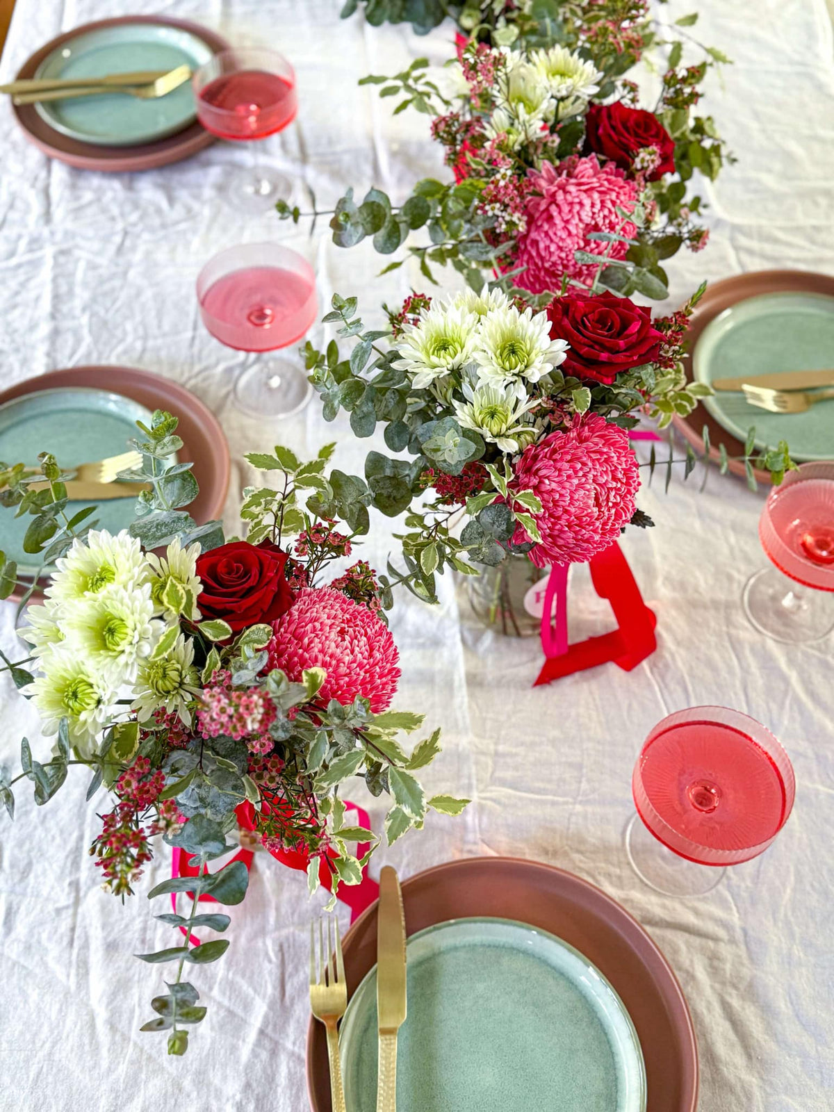 Posy Christmas Jars - Order Flower Delivery