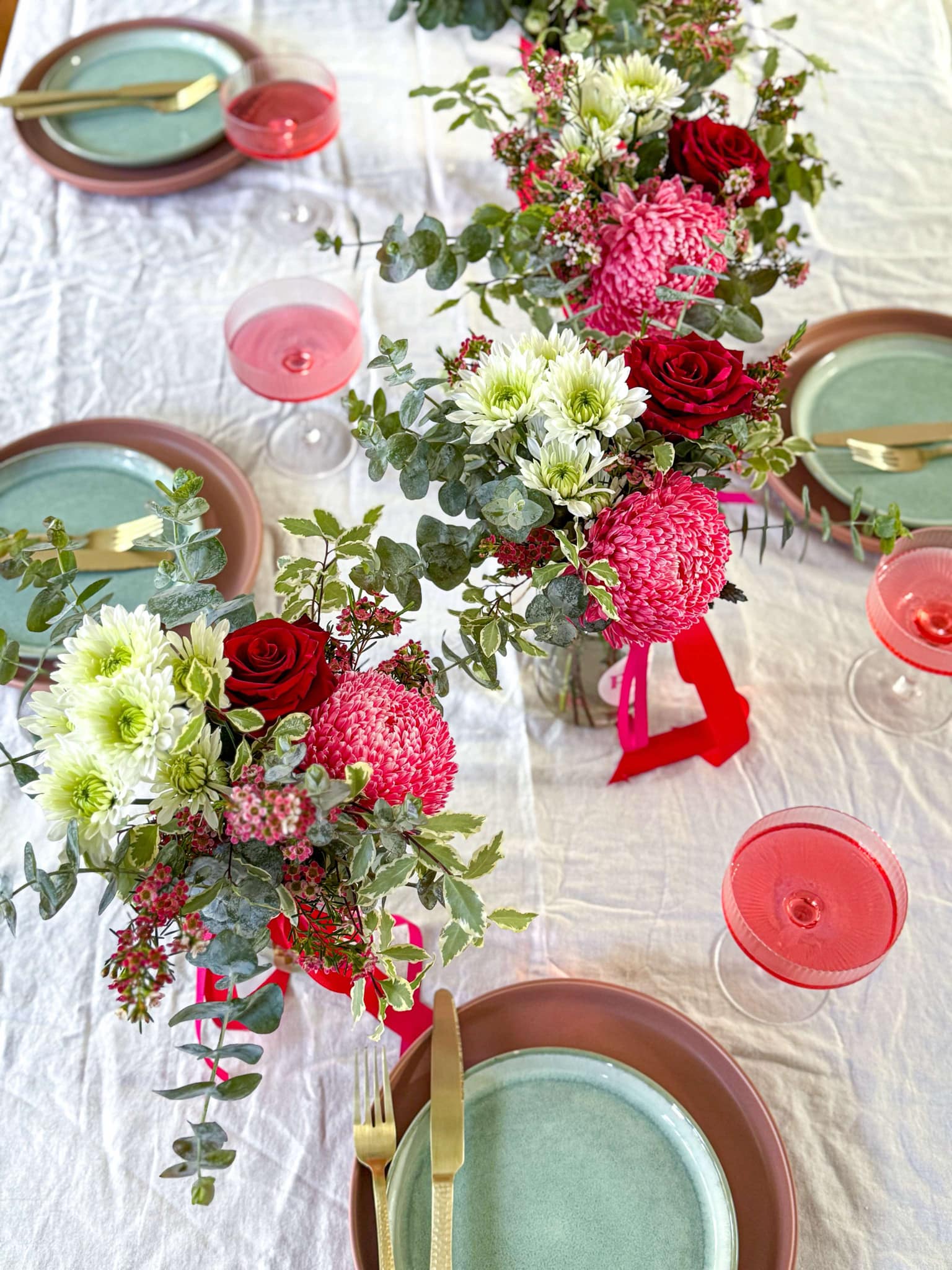 Posy Christmas Jars - Order Flower Delivery